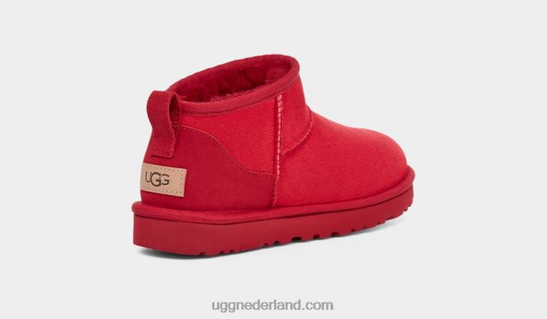 vrouwen samba rood tnl UGG klassieke ultramini 686ZP635