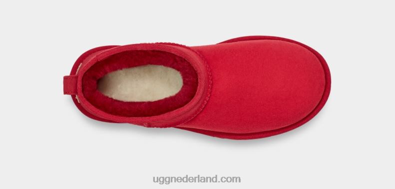 vrouwen samba rood tnl UGG klassieke ultramini 686ZP635