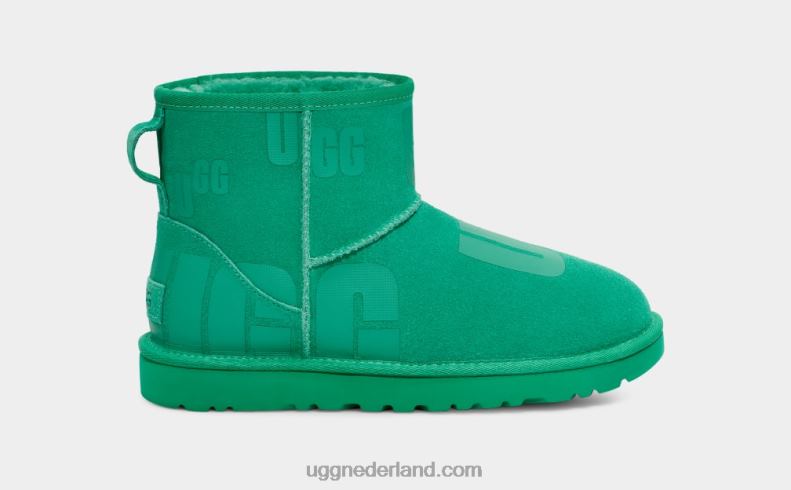 vrouwen smaragdgroen UGG klassieke mini-scattergrafiek 686ZP49