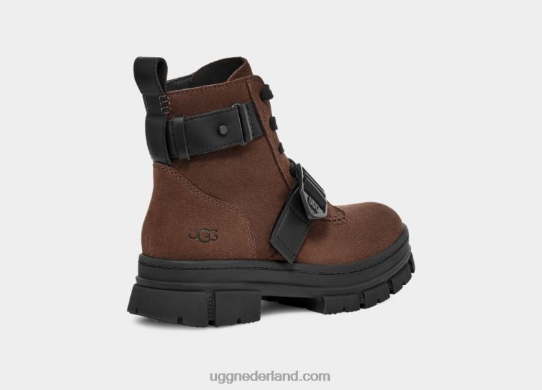 vrouwen verbrande ceder UGG ashton suède veters 686ZP52