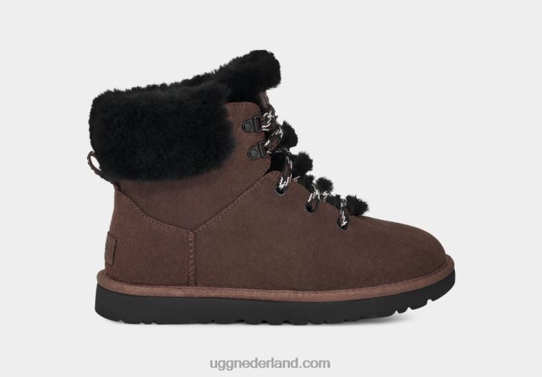 vrouwen verbrande ceder UGG klassieke mini alpine veter 686ZP533