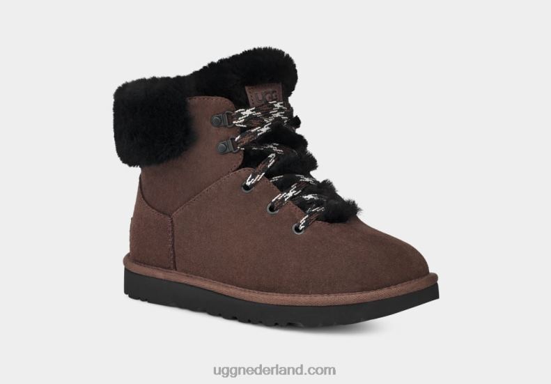 vrouwen verbrande ceder UGG klassieke mini alpine veter 686ZP533