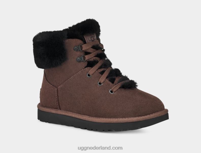 vrouwen verbrande ceder UGG klassieke mini alpine veter 686ZP533