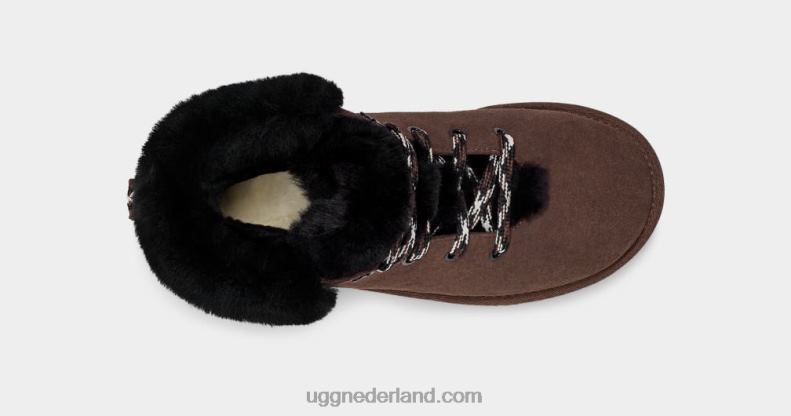 vrouwen verbrande ceder UGG klassieke mini alpine veter 686ZP533