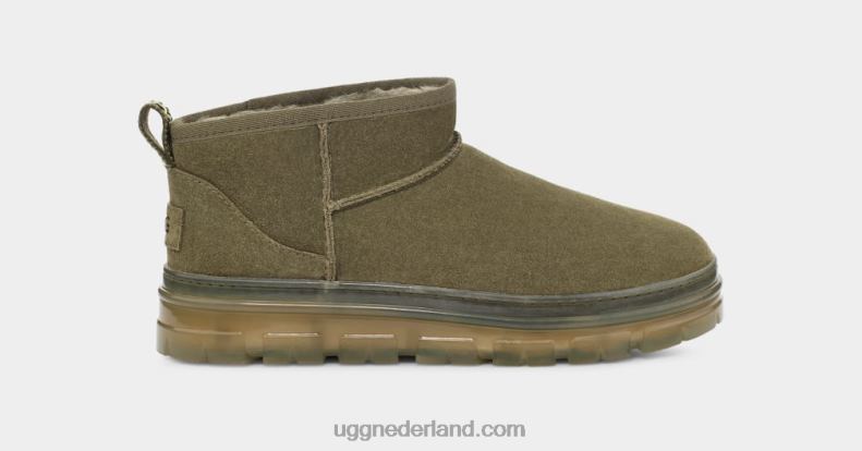 vrouwen verbrande olijf UGG klassiek ultra mini helder 686ZP789