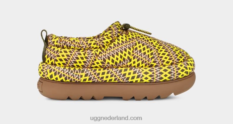 vrouwen verbrande olijf UGG maxi erfgoed gevlochten klomp 686ZP699