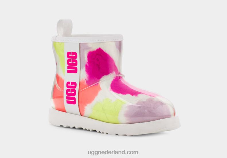 vrouwen wit UGG klassieke heldere mini-feestplekken 686ZP806