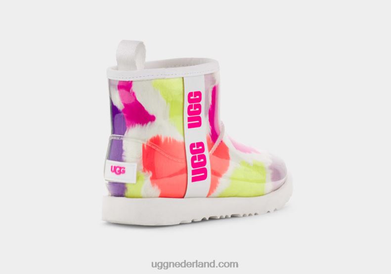 vrouwen wit UGG klassieke heldere mini-feestplekken 686ZP806