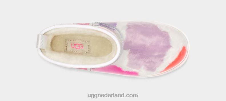 vrouwen wit UGG klassieke heldere mini-feestplekken 686ZP806
