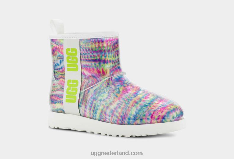vrouwen wit UGG klassieke heldere mini pixelate 686ZP805