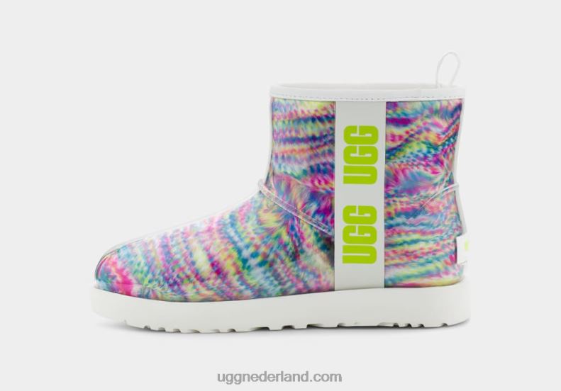 vrouwen wit UGG klassieke heldere mini pixelate 686ZP805