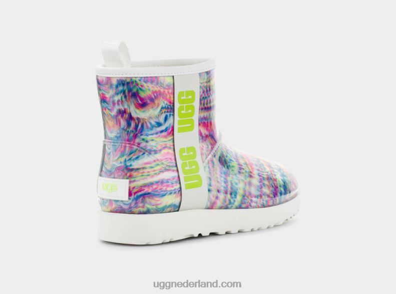 vrouwen wit UGG klassieke heldere mini pixelate 686ZP805