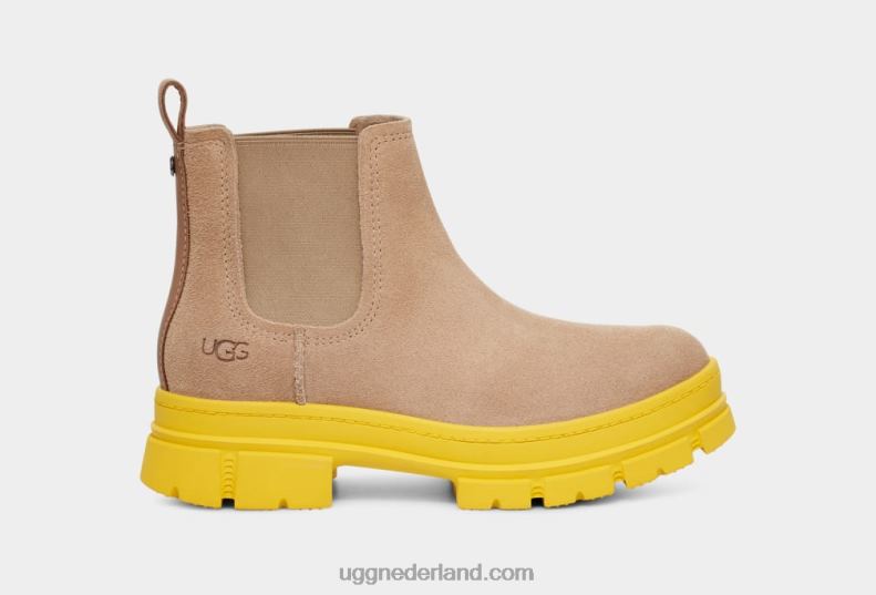 vrouwen zand UGG ashton chelsea suède 686ZP664
