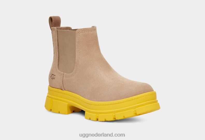 vrouwen zand UGG ashton chelsea suède 686ZP664