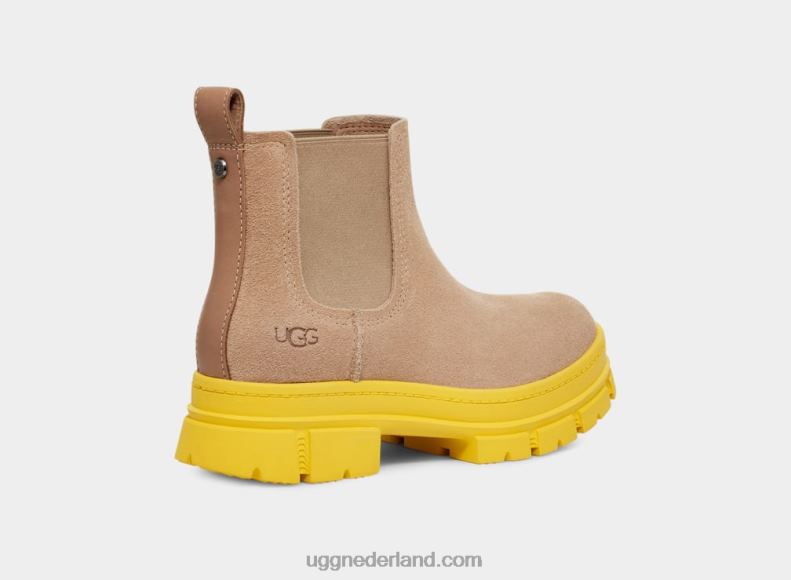 vrouwen zand UGG ashton chelsea suède 686ZP664