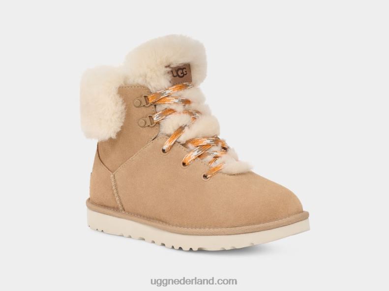 vrouwen zand UGG klassieke mini alpine veter 686ZP34