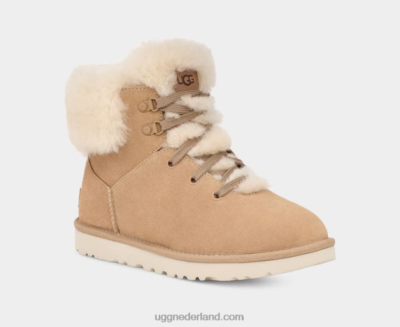 vrouwen zand UGG klassieke mini alpine veter 686ZP34