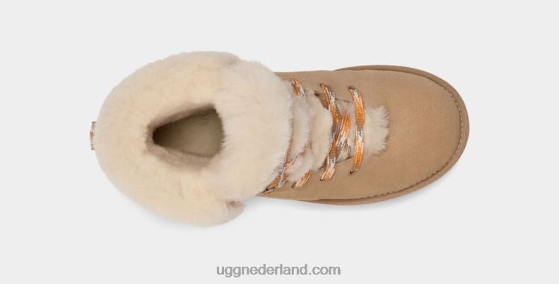 vrouwen zand UGG klassieke mini alpine veter 686ZP34