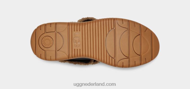 vrouwen zwart UGG Lakesider halfhoge veterschoen 686ZP722