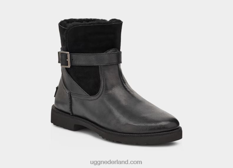 vrouwen zwart UGG Romeinse gesp 686ZP832