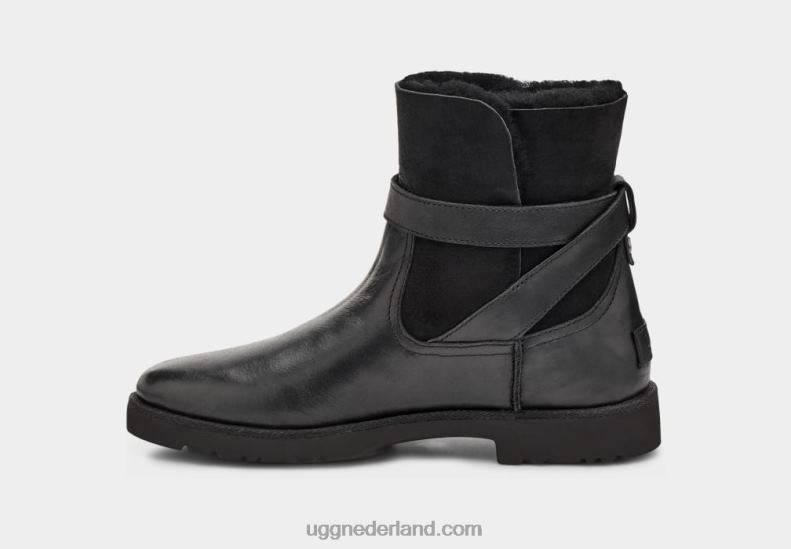 vrouwen zwart UGG Romeinse gesp 686ZP832