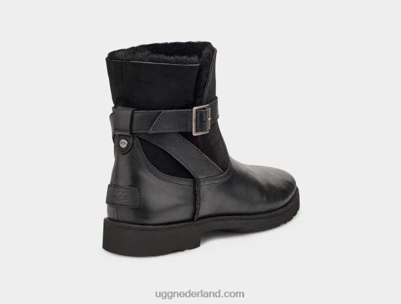 vrouwen zwart UGG Romeinse gesp 686ZP832