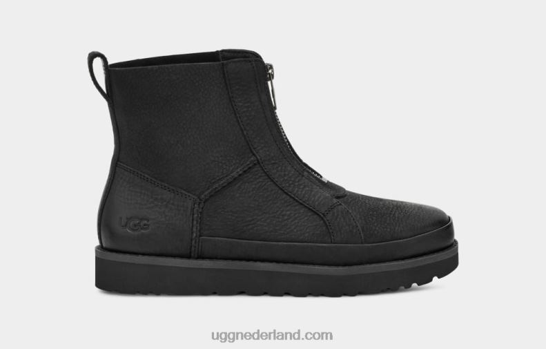 vrouwen zwart UGG gedeconstrueerde ritssluiting aan de voorkant 686ZP691