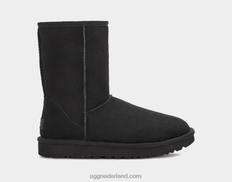 vrouwen zwart UGG klassiek kort ii 686ZP339