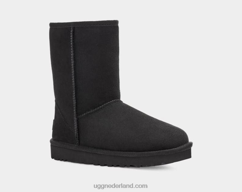 vrouwen zwart UGG klassiek kort ii 686ZP339