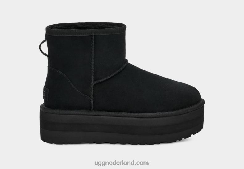 vrouwen zwart UGG klassiek miniplatform 686ZP347