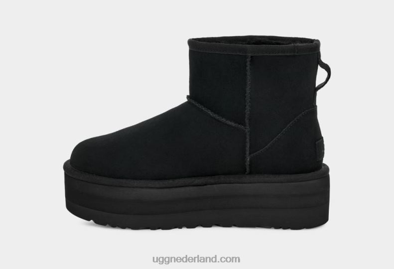 vrouwen zwart UGG klassiek miniplatform 686ZP347