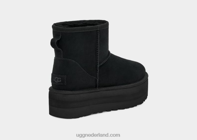 vrouwen zwart UGG klassiek miniplatform 686ZP347
