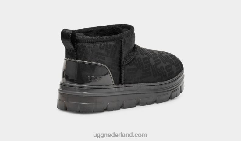 vrouwen zwart UGG klassiek ultra mini-monogram 686ZP2136