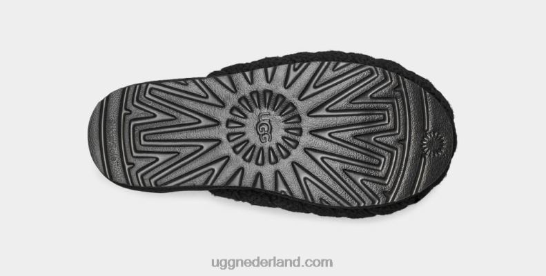 vrouwen zwart UGG klassieke lange grof gebreide laars 686ZP759