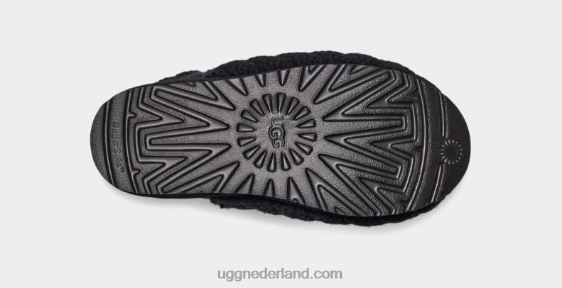 vrouwen zwart UGG klassieke mini grof breisel 686ZP702