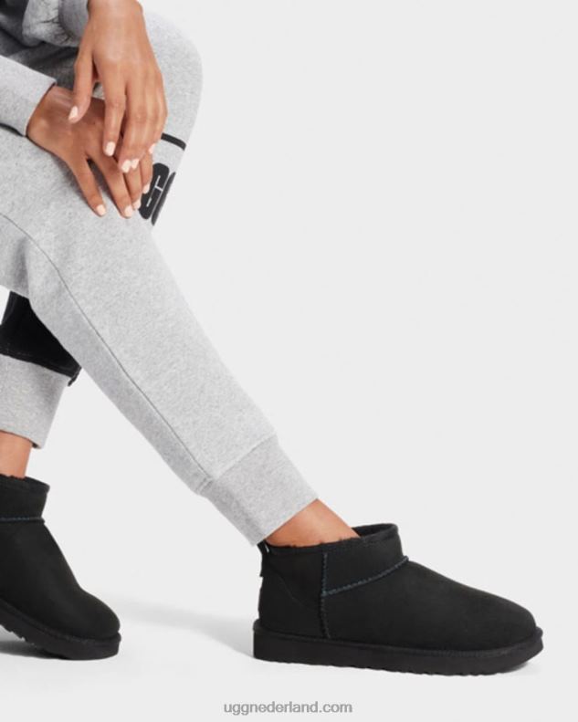 vrouwen zwart UGG klassieke ultramini 686ZP560