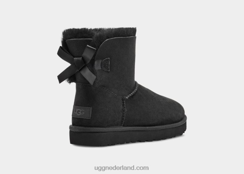 vrouwen zwart UGG mini bailey bow ii laars 686ZP360