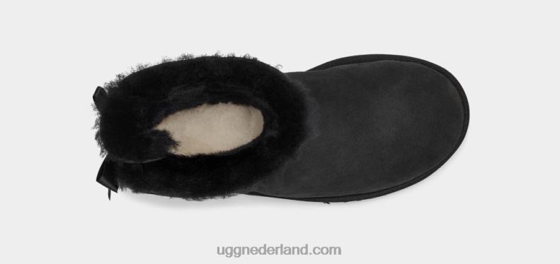 vrouwen zwart UGG mini bailey bow ii laars 686ZP360