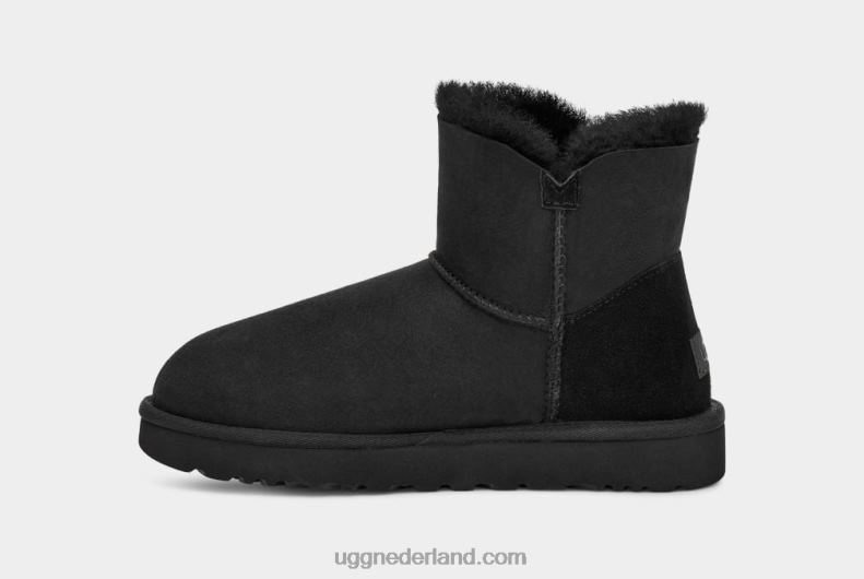 vrouwen zwart UGG mini bailey button ii laars 686ZP364