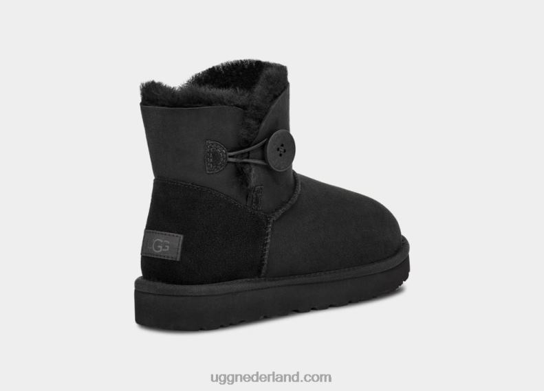 vrouwen zwart UGG mini bailey button ii laars 686ZP364