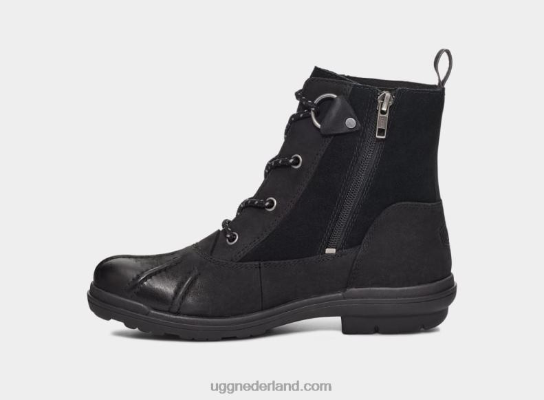 vrouwen zwart leer UGG hapsburgse eend 686ZP735