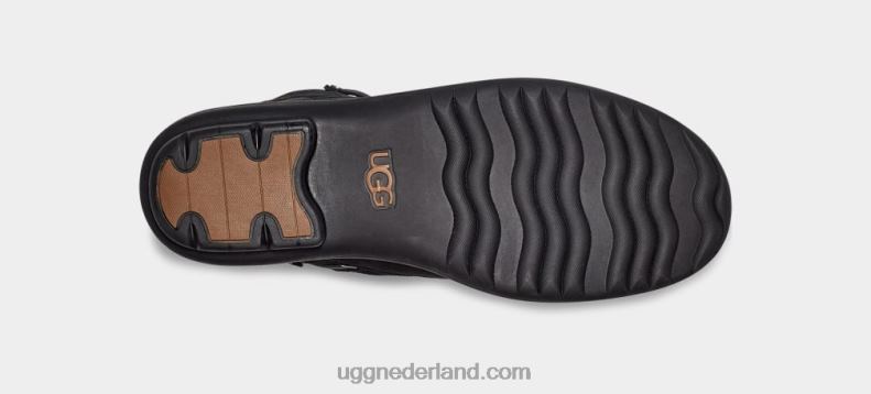 vrouwen zwart leer UGG hapsburgse eend 686ZP735