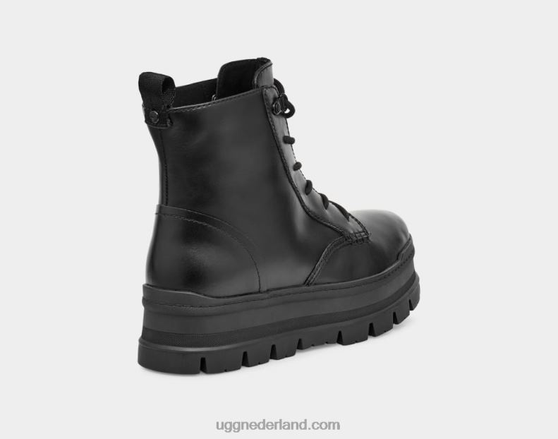 vrouwen zwart leer UGG sidnee 686ZP700