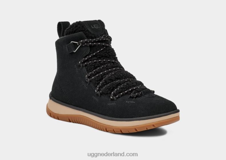 vrouwen zwart suède UGG erfgoed aan het meer midden 686ZP711