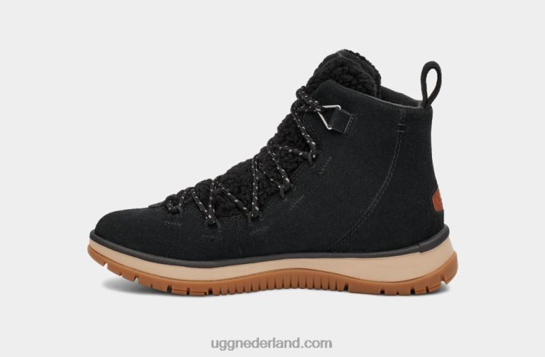 vrouwen zwart suède UGG erfgoed aan het meer midden 686ZP711