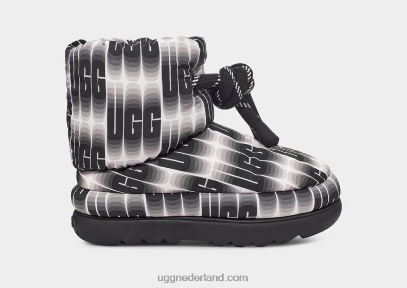 vrouwen zwart wit UGG klassieke maxi golflengte kort 686ZP672
