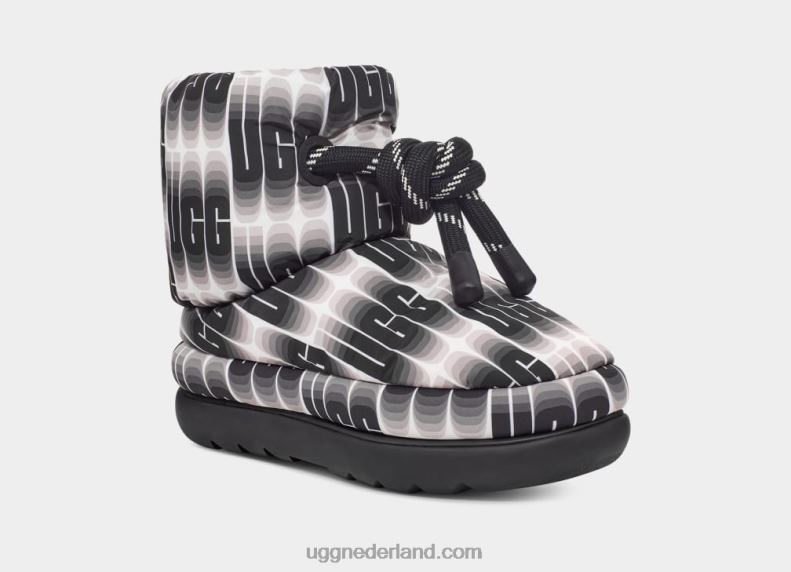 vrouwen zwart wit UGG klassieke maxi golflengte kort 686ZP672