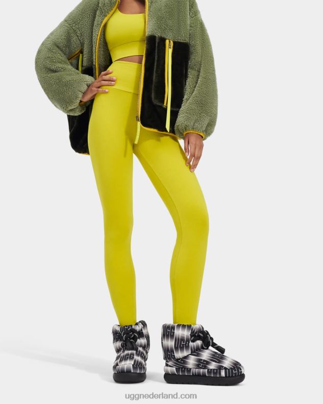 vrouwen zwart wit UGG klassieke maxi golflengte kort 686ZP672