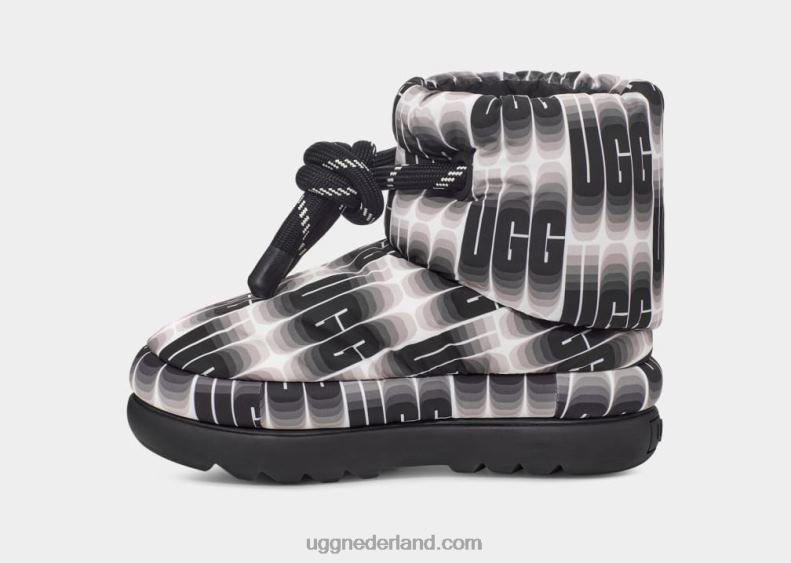 vrouwen zwart wit UGG klassieke maxi golflengte kort 686ZP672