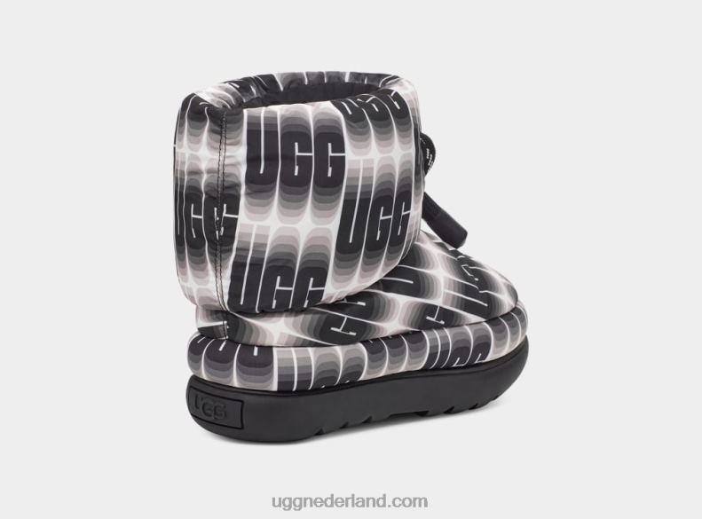 vrouwen zwart wit UGG klassieke maxi golflengte kort 686ZP672